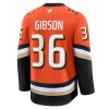 Anaheim Ducks Trikot Fanatics Premium John Gibson 2024-25 Orange Heim - Herren
